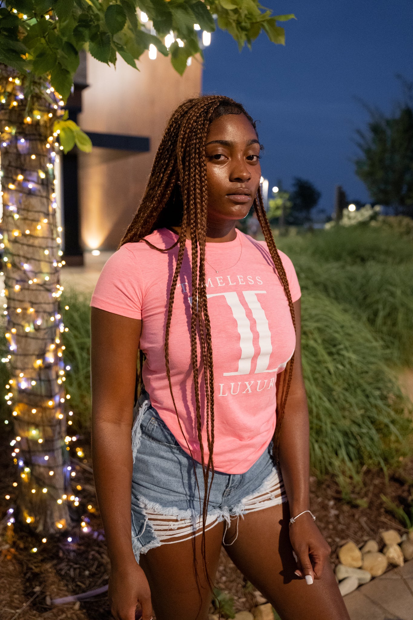 TL "Pink" Logo Tee Women