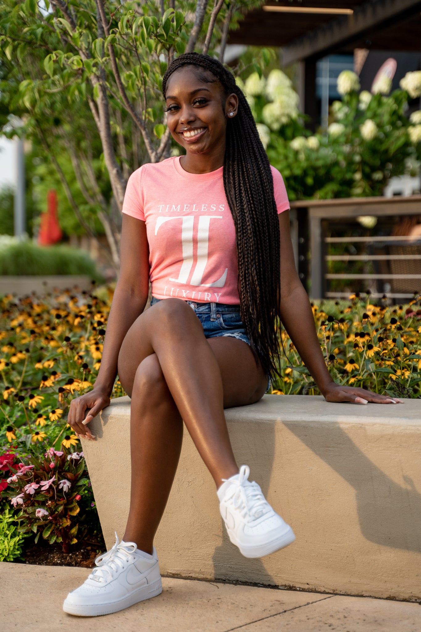 TL "Pink" Logo Tee Women