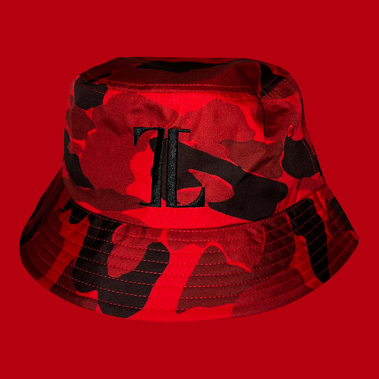 TL "GQ" RED Camo Bucket Hat