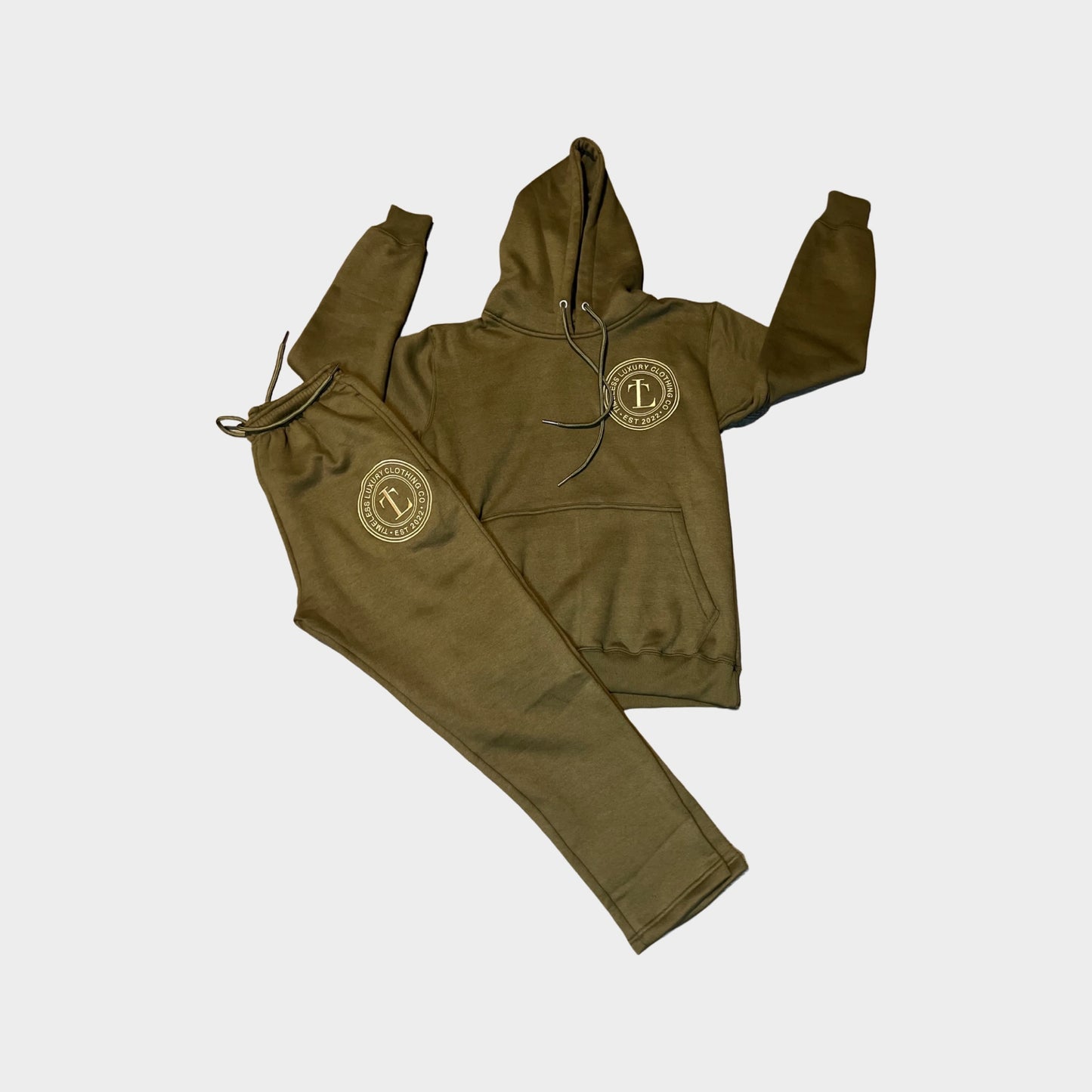 TL “FTLF” Jogging Set “OLIVE GREEN”